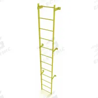 TRI-ARC Ladder,Steel,Standard Fixed,12-Rung: 12 ft Overall Ht, 25 in Overall Wd, Steel, 12 Rungs (MPN WLFS0112-Y). Key specifications — Brand: TRI-ARC; Number of Sections: 1.