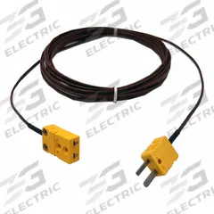 DAYTON Extension Lead: Extension Lead, 500°F Max Temp °F, 260°C Max Temp °C, Male, Mini Connector (MPN 826Y39). Key specifications — End 1 Connection Type: Mini Connector; End 2 Connection Gender: Female; End 2 Connection Type: Mini Connector; End 1 Connection Gender: Male; Brand: DAYTON.