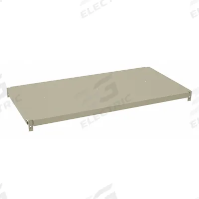TENNSCO Shelf: 36 in x 18 in, 950 lb Load Capacity, Steel, 18 ga Decking, Sand - Solid Steel Decking Shelf Kits for Boltless Shelving