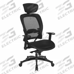 OFFICE STAR PRODUCTS Office Chair: 27, Ht, Black, Mesh Material, 23 in Back Ht, 21 1/2 in Seat Wd (MPN 27876R). Key specifications — attr995518: 27; attr982877: Black; attr982913: Yes; attr982865: Black; attr982870: OFFICE STAR PRODUCTS; attr982901: Black.
