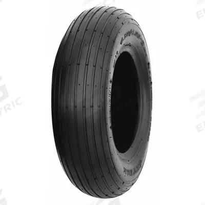 HI-RUN Wheelbarrow Tire: 4.00-6 Tire Size, Mfr Part # CT1006, 300 lb Wt Capacity - Wheelbarrow Tires