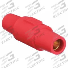 Gender Reversing Connector: Female-Female, Red, 600V AC/600V DC, 400 A, 16 Series (MPN HBLDFR). Key specifications — Brand: HUBBELL.