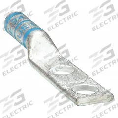 Compression Lug: For 6 AWG, Stranded Wire, 1/2 in Stud Size, Long, Copper Barrel (MPN 24C403). Key specifications — Inspection Hole: No; For Wire Type: Stranded; For Wire Sizes: 6 AWG; Brand: APPROVED VENDOR; Manufacturer Part Number: 24C403.