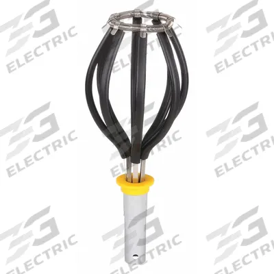 APPROVED VENDOR Light Bulb Changer: Light Bulb Changer, Fingers with Garter Spring, R52/R57 - Light Bulb Changers & Poles