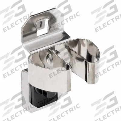 TRITON PRODUCTS Extended Spring Clip: 1 1/4 in x 1 in x 2 1/4 in, 3 Hooks, 2 3/4 in Hook Dp - Spring Clip Toolholders for Square-Hole Pegboard
