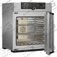 MEMMERT Programmable Universal Oven: Forced Air, 3.8 cu ft Capacity, 300°C Max Temp, 2,800 W Watt (MPN UF 110 PLUS). Key specifications — Voltage: 115V AC; Brand: MEMMERT; Temperature Accuracy Tolerance: +/-0.1°C up to 99.9°C, +/-0.5°C @ 100°C+; Temperature Uniformity: +/-1.8°C.