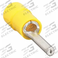 3M Pin Terminal: Yellow, Vinyl, 0.11 in Pin Dia (MPN MVU10-55PX-A). Key specifications — Seam Style: Butted; Brand: 3M; Manufacturer Part Number: MVU10-55PX-A.
