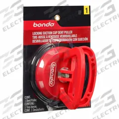 BONDO Dent Puller: Red, Rubber (MPN 00956SRP). Key specifications — Color: Red; Brand: BONDO; Material: Rubber.