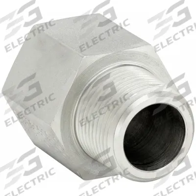 PARKER Metal Pipe Straight: 1 in x 1 in, Male BSPT Threaded x Female NPT Threaded - Threaded High-Pressure Pipe Fittings