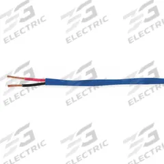 CAROL Fire Alarm Cable: 1,000 ft Cable Lg, Plenum, Plenum, PVC, PVC, Blue, PVC, 2 Conductors, Solid (MPN E3512S.41.07). Key specifications — Brand: CAROL; Conductor Gauge: 16 AWG; Jacket Material: PVC; Solid/Stranded: Solid.