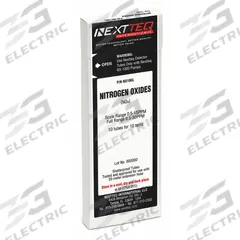 NEXTTEQ Detector Tube: NEXTEQ NX-1000, NO, Gas Detection Tube, Nitrogen Oxide ( NO ), 10 PK (MPN NX196L). Key specifications — attr914051: Nitrogen Oxide; attr914053: 0.5 to 15 ppm/1 to 30 ppm.