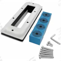 ROXTEC Cable/Pipe Seal: 4 Ports, Mild Steel, 0.374 in Compatible Cable or Pipe Dia - Min, 12/13/4/4X (MPN CF 16/4). Key specifications — Brand: ROXTEC.