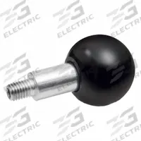 JW WINCO Revolving Ball Knobs: Ball, Plastic w/ Steel Thread, M10 Thread, 14 mm Thread Lg, 40 mm Dia (MPN 319.2-40-M10-A). Key specifications — Brand: JW WINCO.