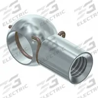 BANSBACH EASYLIFT Ball and Socket End Fitting: Stainless Steel, 9.98 mm Socket Hole Size (MPN 96036). Key specifications — Brand: BANSBACH EASYLIFT; Rod Thread Size: M8; Socket Hole Size: 9.98 mm; Material: Stainless Steel.