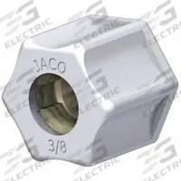 JACO Gripper Nuts: 1/2 in OD Size, Compression, Polypropylene, 5 PK (MPN P-PG-8-SO). Key specifications — Standards: NSF 61 Listed; Brand: JACO.