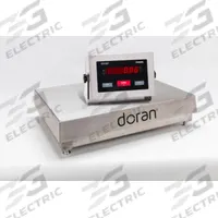 DORAN Industrial Bench Scale: 24 in x 18 in, IP69K, Corded Remote, 250 lb Wt Capacity - Imperial (MPN 7250XL/1824). Key specifications — Connection Ports: Wi-Fi®; Readability: 20 g/0.05 lb/1 oz; Brand: DORAN; Weighing Surface Material: 304 Stainless Steel.