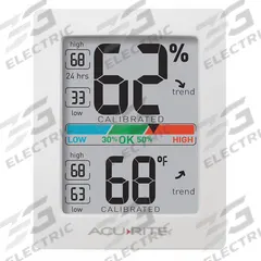 ACURITE Comfort Monitor: 1%to 99% Humidity Range, Humidity, Built-In (MPN 01083M). Key specifications — Primary Scale: Humidity; Secondary Scale: Temperature; Display Type: Digital; Brand: ACURITE.