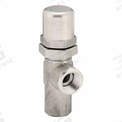 Parker Pressure Control Valve: 15 gpm, 200 psi Max Set, Stainless Steel - Soft-Seat Pressure Control Valves