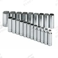 SK PROFESSIONAL TOOLS Socket Set: 1/2 in Drive, 21 Piece, 12-Point, Metric, 10 mm to 32 mm (MPN 1951). Key specifications — attr1224269: 1/2 in; attr1204685: Not Tether Capable; attr1204650: 10 mm to 32 mm; attr1204673: Socket Bits Not Included; attr1204688: SK PROFESSIONAL TOOLS; attr1224230: Friction; attr1206170: Deep Sockets.