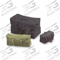 TEXSPORT Tool Bag: 19 in W x 6 in D x 9 in H, Green, Canvas, 4 Pockets, 2 Inside Pockets, Canvas (MPN 11831). Key specifications — Color: Green; Brand: TEXSPORT; Material: Canvas.
