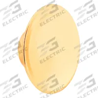 PRIME-LINE Closet Door Pull Knob: Brown, Zinc, Brass Plated, 9/16 in Projection, 1 PR (MPN N 6755). Key specifications — Finish: Brass Plated; Brand: PRIME-LINE; Color: Brown; Material: Zinc.