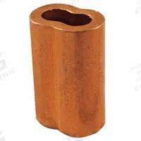 LOOS Wire Rope Oval Sleeve: Oval Sleeve, Swage, 3/16 in Compatible Rope Dia, Galvanized Steel, Plain (MPN SL2-6). Key specifications — Material: Copper; Brand: LOOS; Finish: Plain.