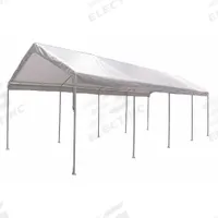 APPROVED VENDOR Canopy Tent: 26 5/8 ft Overall Lg, 10 5/8 ft Overall Wd, 9 3/4 ft Overall Ht, Steel (MPN 11C541). Key specifications — Brand: APPROVED VENDOR; Frame Color: White; Includes: Roof Cover; Leg Adjustability: Fixed Legs; Panel Color: White; Panel Material: Polyethylene.