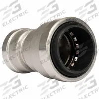 APPROVED VENDOR Push-Fit Coupling Fitting: 3/4 in OD x 1/2 in OD Size, Stainless Steel, Reducer (MPN SS841R). Key specifications — Brand: APPROVED VENDOR.