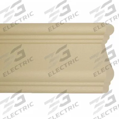ACROVYN Accent Rail: FR-451, PETG, Beige, 4 1/2 in Overall Ht - PETG Crash Rails & Bumper Guards