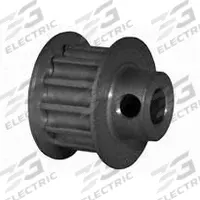 DAYTON Timing Pulley: Modified Curvilinear, Fixed, For GT Timing Belt Section, For 9 mm Belt Wd (MPN 13-5P09M6FA6). Key specifications — Brand: DAYTON; Finish: Clear Anodized; For Belt Series: Powerhouse®.