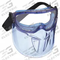 KLEENGUARD Safety Goggles: Clear Lens Color, Anti-Fog, Indirect, Blue, V90 Series (MPN 18629). Key specifications — Lens Coating: Anti-Fog; Lens Color: Clear.