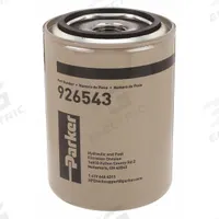 PARKER Hydraulic Filter Element: 20 gpm Max. Flow, 150 psi Max. Pressure, 1"-12 Inlet Thread Size (MPN 926543). Key specifications — attr95846: Paper; attr98907: PARKER; attr95844: 3; attr95849: 4ZC86.
