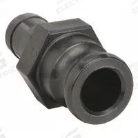 Cam and Groove Adapter: 3/4 in Coupling Size, 1/2 in Hose Fitting Size, 3 in Overall Lg, EPDM (MPN 050E). Key specifications — Gasket Material: EPDM; Brand: BANJO; Fitting Type: Male Hose Shank.