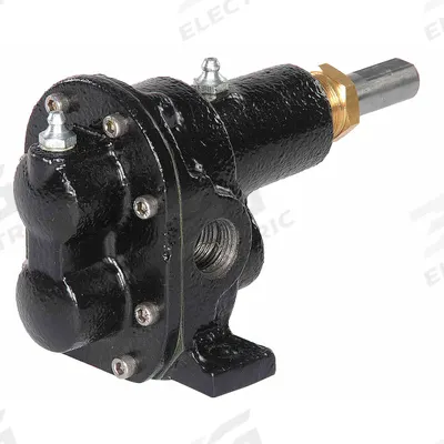 Dayton Rotary Gear Pump Head: Magnetic Drive, Cast Iron Body, 1/2" FNPT, 10.7 gpm - Pedestal-Mount Rotary Gear Pumps