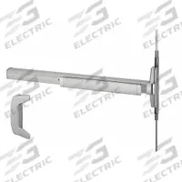 VON DUPRIN Concealed Vertical Rod: 3 ft Max Door Wd, Chrome (MPN 3347A-DT 3 26D). Key specifications — Product Type: Exit Device; Brand: VON DUPRIN; Exit Device Type: Concealed Vertical Rod; Outside Trim Type: Dummy Pull; Exit Bar Style: Touchbar; ADA Compliant: Yes.