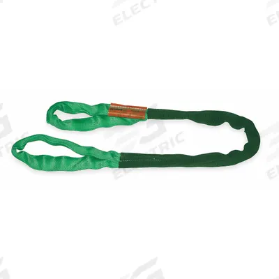 LIFT-ALL Roundsling: Type 3, Polyester, Polyester Sleeve w/ Nylon Cover - Abrasion-Resistant Eye Round Slings
