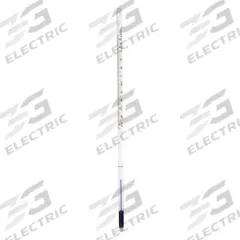 THERMCO Liquid In Glass Thermometer, Safety Coated: 34.5°C to 46°C, Partial Immersion, +/-0.7°C (MPN ACC713BLSSC). Key specifications — attr1275412: +/-0.7°C; attr1275416: THERMCO; attr1280797: Celsius.