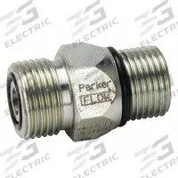 PARKER Hydraulic Check Valve: 5,000 psi, 15 gpm, 1 in, SAE O-Ring Face Seal (MPN DT-620-MSMO-5). Key specifications — Body Material: Steel; Outlet Connection Type: SAE O-Ring Boss; Brand: PARKER; Inlet Connection Type: SAE O-Ring Face Seal.
