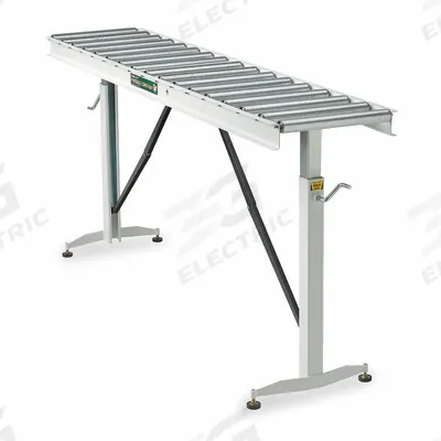 APPROVED VENDOR Material Support Table: 22 in Roller Wd, 15 in Overall Wd, 26 1/2 in Min. Ht - Roller Material Support & Transfer Tables