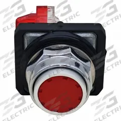 DAYTON Flush Push Button Operator: Non-Illuminated, Flush Profile, Metallic, 30 mm, 1NC (MPN GGS_116338). Key specifications — Brand: DAYTON; Action: Momentary; Push Button Material Type: Metallic.