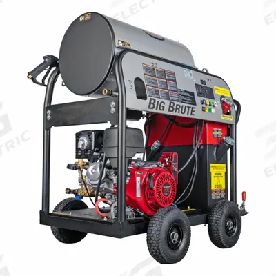 SIMPSON Big Brute Pressure Washer: Heavy Duty, Cart, 4,000 psi, 4 gpm - Hot Water Pressure Washers
