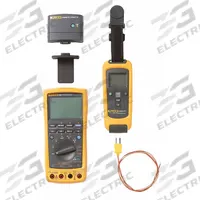 FLUKE Digital Multimeter: FLUKE-789/T3000 FC, HART, DC Current/Resist, 20 mA Source Current - Max. Key specifications — Manufacturer Part Number: FLUKE-789/T3000 FC; Basic DC Accuracy: 0.2% + 2 LSD (DC); Brand: FLUKE; CAT Safety Rating: CAT IV 600V; Includes: Alligator Clips; Interface: Wireless; Communication Protocol: HART; Parameters Sourced: Resistance.