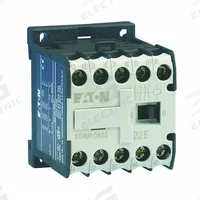 EATON IEC Mini Control Relay: DIN-Rail Relay Mounting, 240V AC Coil Volt, 2NO/2NC, 10 A (MPN XTRM10A22B). Key specifications — Brand: EATON.