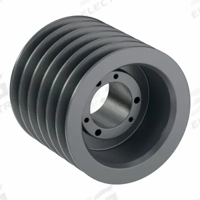 APPROVED VENDOR V-Belt Pulley: 5V520, 6 Groove, 5.2 in OD, Bushed Bore - Bushed-Bore Cast-Iron Wedge V-Belt Pulleys