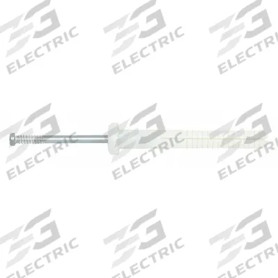 DEWALT Hammer Drive Pin Anchor: 3/16 in Dia, 1 in Overall Lg, Round, Nylon, Plain - Nylon Removable Nail Drive Anchors