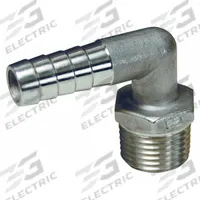 DIXON VALVE & COUPLING Barbed Hose Fitting: For 3/4 in Hose I.D., Hose Barb x NPT, Male x Male, Hex (MPN 1291208SS). Key specifications — Fitting Connection Type: Hose Barb x NPT; Fitting Gender: Male x Male; Nipple Grip Type: Hex; Brand: DIXON VALVE & COUPLING.