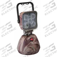 ECCO Vehicle Work Light: Square, Flood, LED, Magnetic, USB Charger, Universal, Surface Mount, Brown (MPN EW2461-CAMO). Key specifications — Housing Color: Brown; Brand: ECCO; Electrical Connection: USB Charger; Installation Type: Removable.