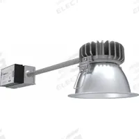 LED Recessed Downlight: Remodel, 4 in Dia, 3000K/3500K/4000K/5000K, 18.1 W, 120 to 277V AC (MPN LBR4 ALO2 SWW1 AR LSS MWD MVOLT UGZ QDS). Key specifications — Voltage: 120 to 277V AC; Trim Color: Clear; Brand: LITHONIA LIGHTING; Ceiling Type: Flat Ceiling; Reflector or Baffle Color: Clear Reflector; Trim Style: Open; Dimmable: Yes; Color Temperature: 5000K.