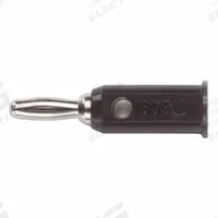 POMONA Banana Plug: 1 1/2 in Lg, 5 A Max Current Measurement, 2,500 V Max Volt Measurement (MPN 1809-0). Key specifications — Manufacturer Part Number: 1809-0; Body Material: Beryllium Copper; Brand: POMONA; Color: Black.
