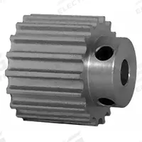 DAYTON Timing Pulley: Curvilinear, Fixed, For 15 mm Belt Wd, 18 Teeth, 5 mm Pitch, Aluminum (MPN 18-5M15-6A3). Key specifications — Brand: DAYTON; Finish: Clear Anodized; For Belt Series: Powerhouse®.
